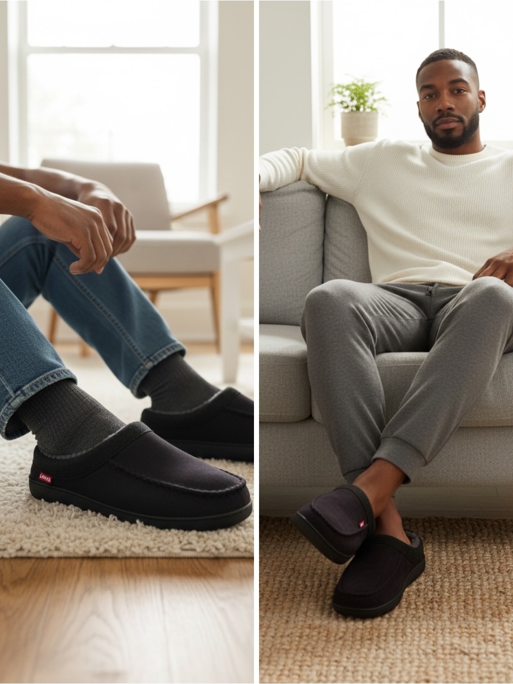 NIB Levi’s Memory Foam Unisex Slippers Medium Size 8-9